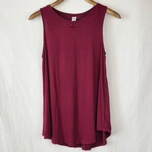 Old Navy Luxe Burgundy Tank Top M Soft